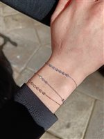 Vicenza - Piazzetta Palladio 2 - Bracelet Crivelli in Or blanc Diamante 0.2 Ct 370-XB4149 - 370-XB4149